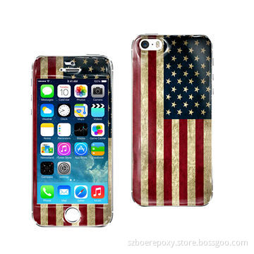 PU Dome Skin Sticker for iPhone 5/5S, Anti-slip